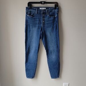 Liverpool Eco Friendly‎ Button Fly  High-Waisted Jeans Women Size 8/29